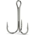 10 Angelhaken VMC 9649 Dreifach rund vernickelt Nr. 4