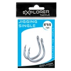 5x JIGGING SINGLE HOOK -TIN - N° 2/0