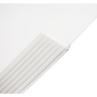 Weißer PlastimoKielschild-Bugschutz - 2,43 m (8ft)