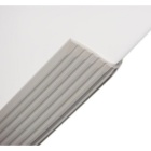 PlastimoKielschild-Bugprotektor grau - 1,21 m (4ft)