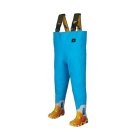 Latzhose Hellblaue Entenstiefel Kidsplay Größe 30-31