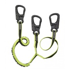 Lifeline Plastimo - Aluminium Karabiner - Doppel Lifeline - Elastisch - 3 Karabiner
