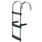 Edelstahl-Leiter - 3 Stufen