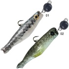 Gummiköder Surnat montiert in DLS 6 cm ALE 01 PERCHE ABLETTE 6 cm