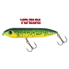 Mini Spook Jr Heddon 85 mm Chrom Rückseite Schwarz N02