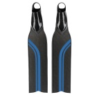 Molchanovs Pro Bifins 3 Carbon Apnoe-Flossen Blau – Medium – Standard – Größe 39