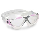 Schwimmbrille Aqua Sphere Vista Transparent Lady White / Pink