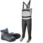 Set atmungsaktive Wathose mit Füßlingen JMC Hydrox Imersion HD