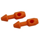 Wishbone insert Meandros - Orange - Paar