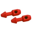 Meandros Insert Wishbone - Rot - Paar