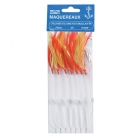 Feder Makrele 5 Ham 2/0 Rot/Gelb