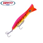 Oberflächenköder Halco Roosta Popper köder 105 R1 Pink Fluoro