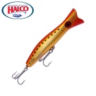Oberflächenköder Halco Roosta Popper 135 H70 King Brown