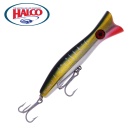 Oberflächenköder Halco Roosta Popper 135 H71 Yellow Fin