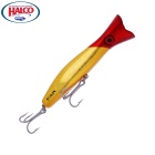 Oberflächenköder Halco Roosta Popper 160 H78 Red Neck