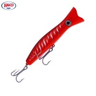 Oberflächenköder Halco Roosta Popper 80 R18 Red Tiger