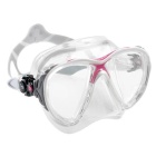 Maske Cressi Big Eyes Evolution Crystal Klar/Rosa