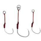 Assit hook Savage Gear Single Bloody assist hook - Größe #4/0 4St