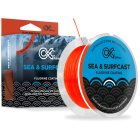 Nylon C&C Fishing Sea & Surfcast - Fluo red m / 0,22 mm