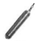 10 Bleie drop shot Zylinder 2 gr