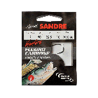 fluorocarbon Zander 7050 BK 100 cm Haken N°2 auf Nylon Fluorocarbon 22/100