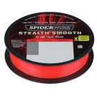 Geflochtene schnur Spiderwire Stealth Smooth X8 Rot - 300 m 15/100 16,5 kg