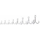 ST 66 Vernickelt Nr. 2 Beutel mit 7 Stück