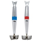 Spanische Squid jig 70 g Blau/Weiß gemalt