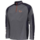 T-Shirt Savage Gear Tournament Half Zip Grau - Größe S