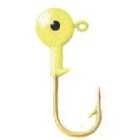 50 bleiköpfe gelb Angelhaken bronziert 5 gr / N°1