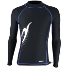 T-Shirt lange Ärmel Aqua Design FLEECETECH unisex - L