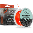 Nylon angelschnur C&C Fishing Toc Trout Yellow 150 m / 0,12 mm