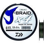 Geflochtene schnur Daiwa J Braid X 4 Stränge Grün | 270M 13/100V