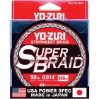 Geflochtene schnur Yo-zuri Super Braid Grün 135 m - PE 2.0 23.5/100