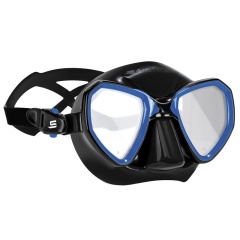 Speerfischen maske Salvimar Morpheus Antibeschlag Schwarz/Blau