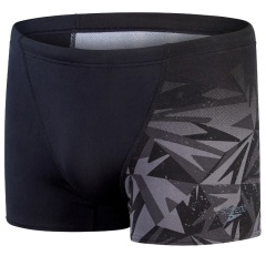 Badeshort Hyper Boom Panel Speedo Black/Oxid Grey - Größe 40