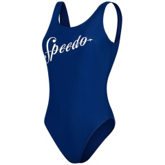 Badeanzug Logo Deep U-Back Speedo Ammonite - Größe 38