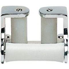 Dreifach-Kettenführung seilscheiben aus verchromtem Messing Osculati