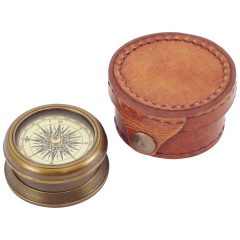 Kompass DécomarineMessing antik - Ø 5,5 cm