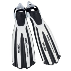 Flossen Seac sub Propulsion sling strap Weiß