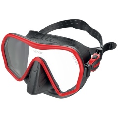 Maske Seac sub Ajna Schwarz/Rot