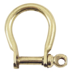 Schäkel Dekomarin aus Messing - H:2,8cm