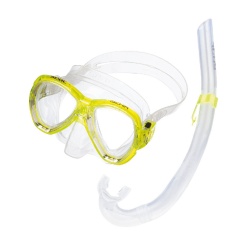 Maske & Schnorchel Set Seac sub Panarea - Gelb