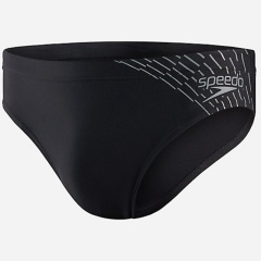Badeslip Medley Logo Speedo Black/Ardesia - Größe 42