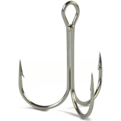 10 Angelhaken VMC 9645 Dreifach Rund Bronze Nr. 2