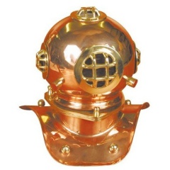 Scuba-Headset aus TopomarineMessing und Kupfer