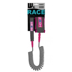Sup Coiled Leash 9.0 Silber und Pink