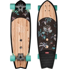 Cruiser Skateboard Globe Olivewood/Neon Jungle 30