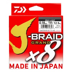 Geflochtene Angelschnur Daiwa J-Braid Grand X8 Chartreuse 135m - 16/100