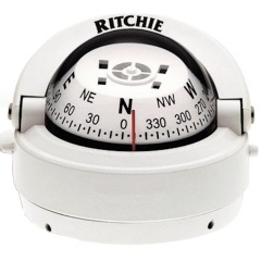Ritchie Explorer Kompass auf weißem Schaft